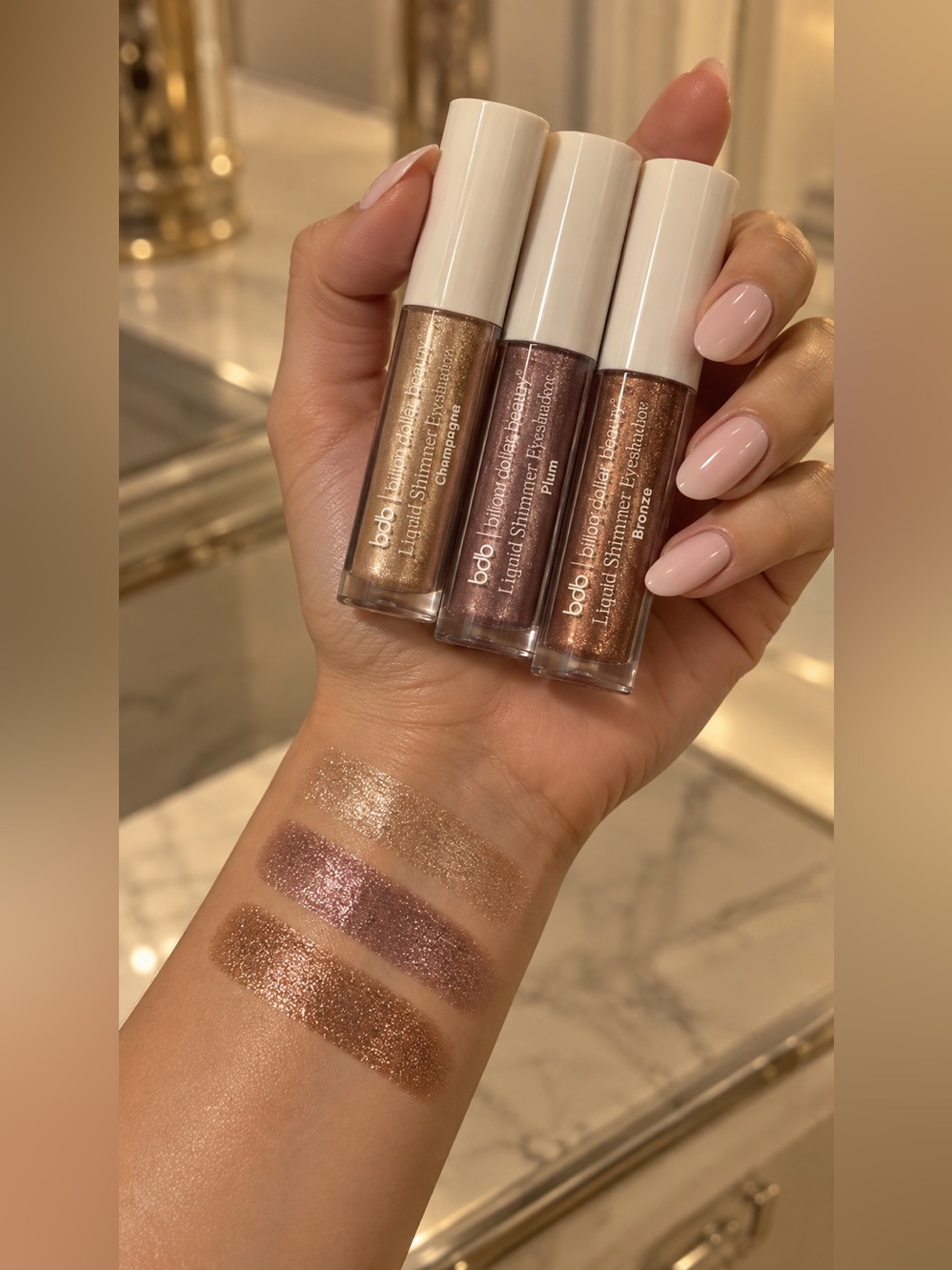 billion dollar beauty Stardust Liquid Shimmer Eyeshadow Trio Liquid Eyeshadow